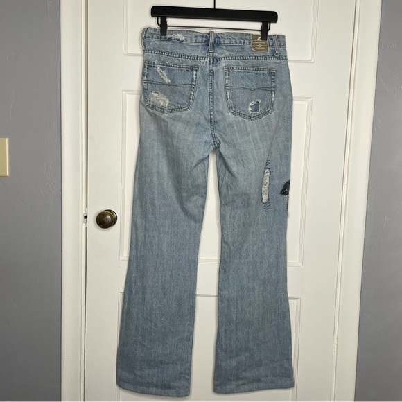 Z. Cavaricci Jeans Vintage Z Cavaricci Distressed Floral Patch